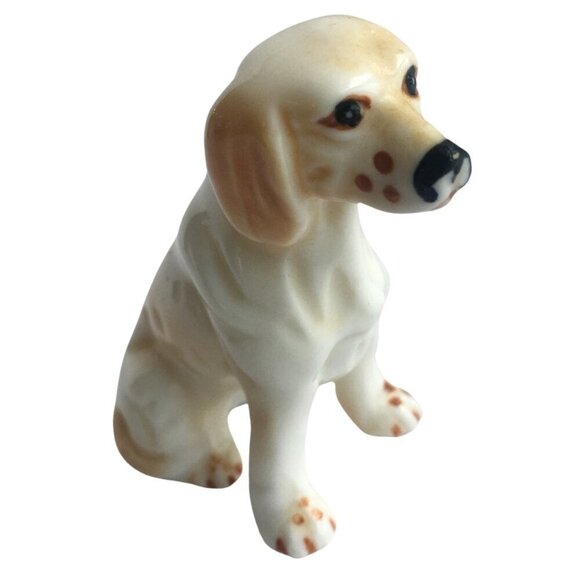 Vintage Dog Figurine Statue - White Standard or Mini Miniature Poodle - Picture 1 of 10